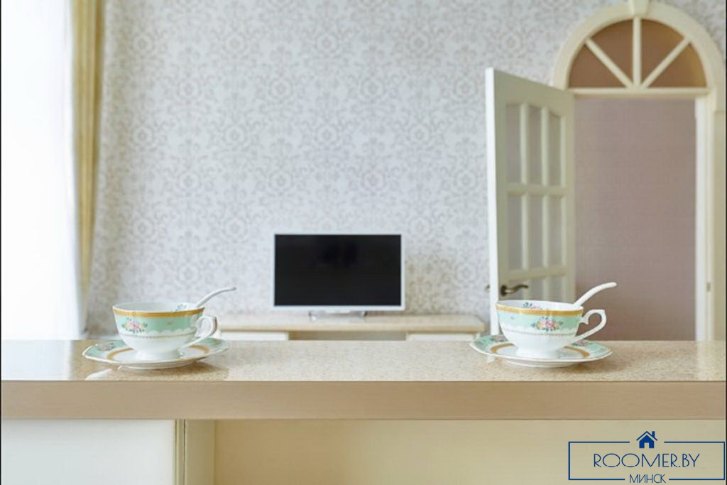 Двухкомнатная квартира в Минске на сутки Энгельса кухня