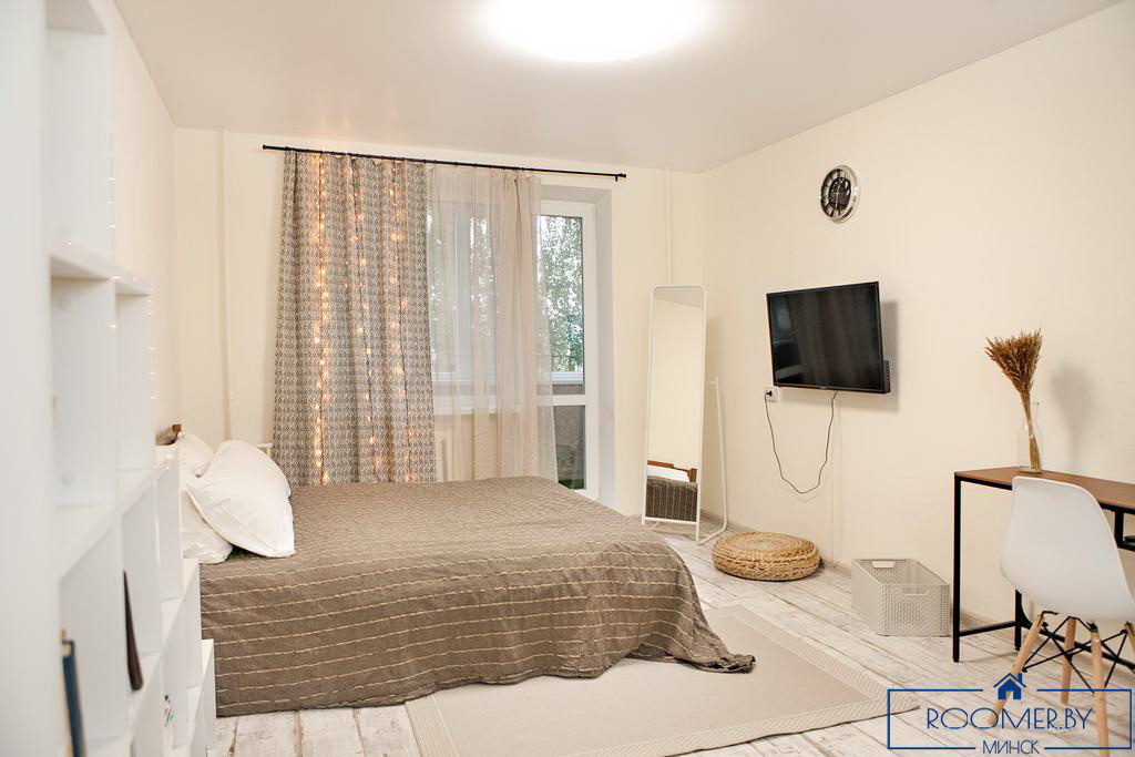 Однокомнатная квартира на сутки в Минске Свердлова спальня