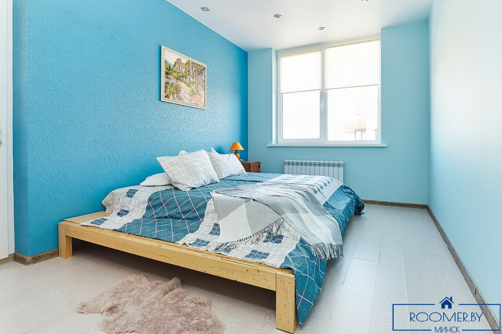 Однокомнатная квартира на сутки в Минске Володарского спальня