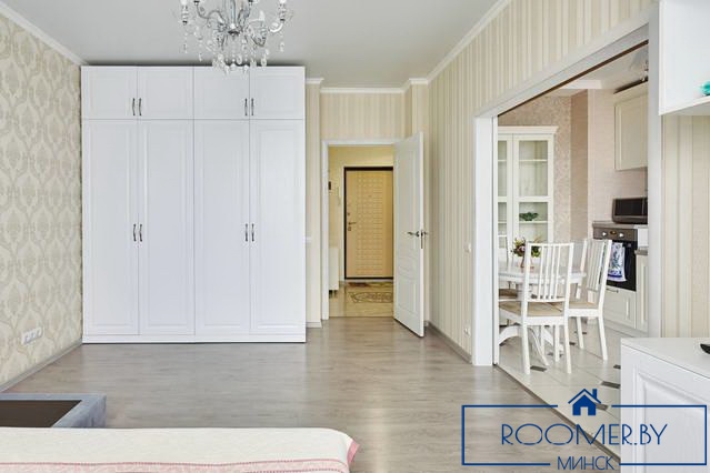 Однокомнатная квартира на сутки в Минске Володарского спальня