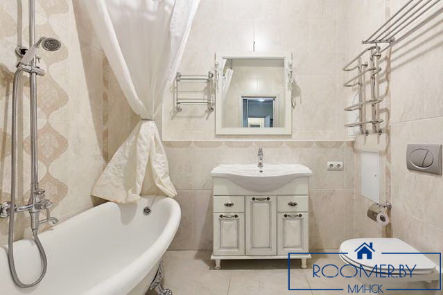 Однокомнатная квартира на сутки в Минске Володарского ванна