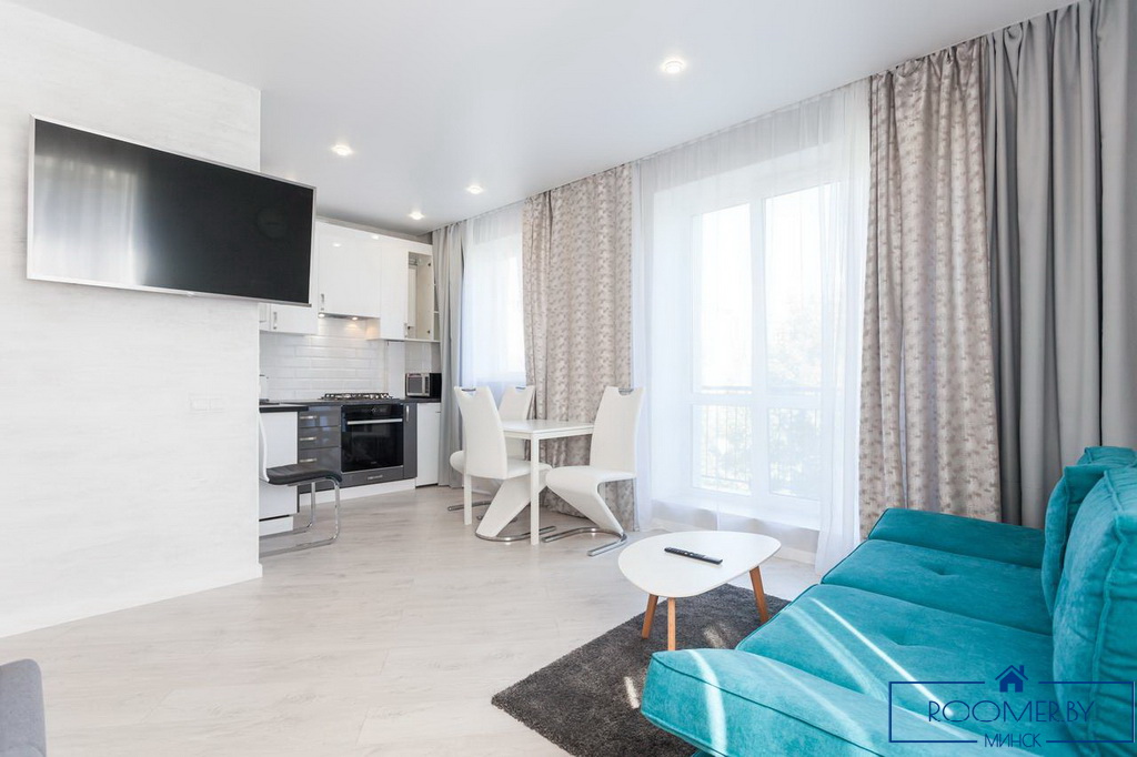 Квартира на сутки в Минске на улице Володарского, 24 гостиная