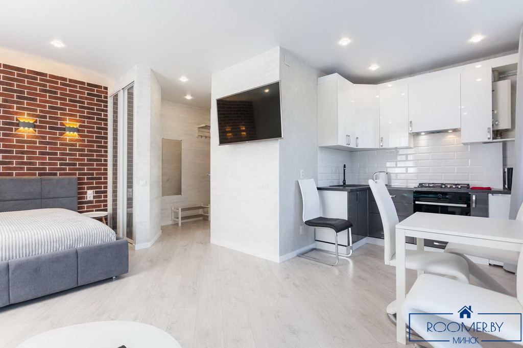 Квартира на сутки в Минске на улице Володарского, 24 гостиная