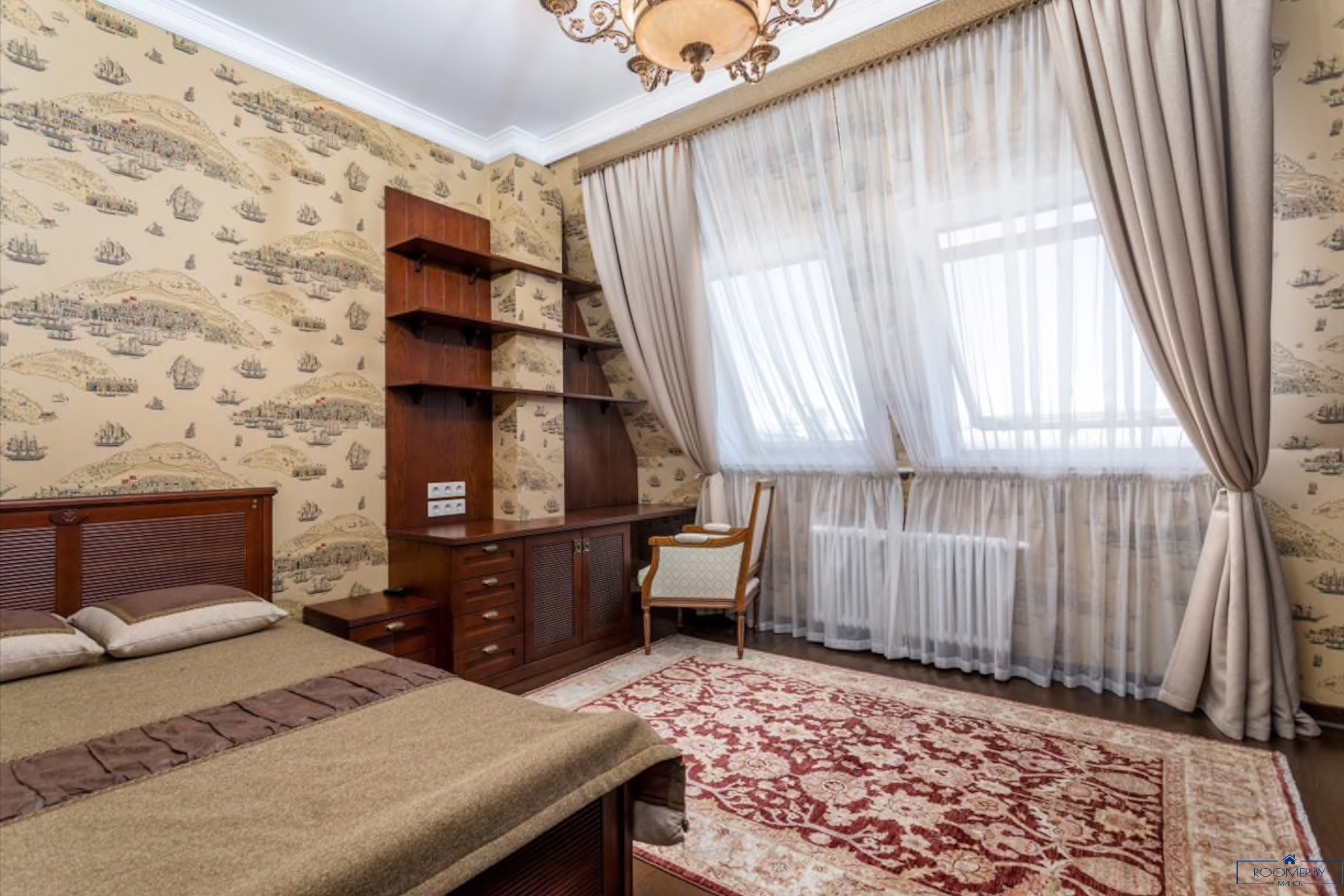 Пятикомнатная квартира на сутки Минск проспект Независимости, 23 спальня