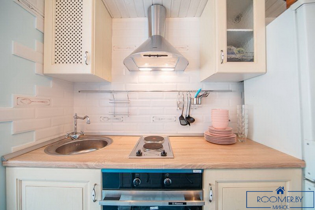 Квартира на сутки в Минске на улице Маркса, 8 кухня