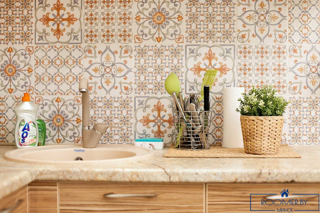 Однокомнатная квартира на сутки в Минске Свердлова кухня