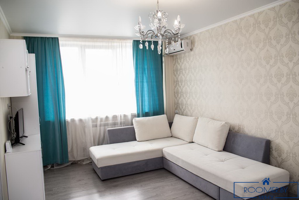 Однокомнатная квартира на сутки в Минске Володарского спальня