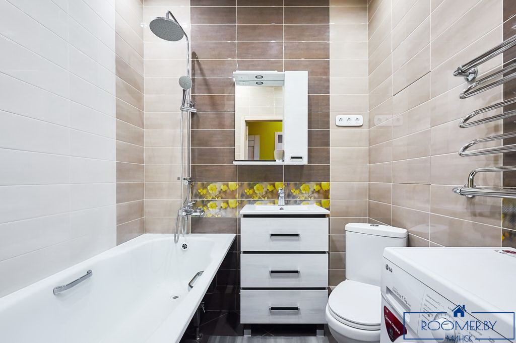 Однокомнатная квартира на сутки в Минске Володарского ванна