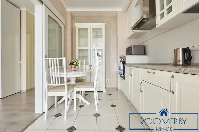 Однокомнатная квартира на сутки в Минске Володарского кухня