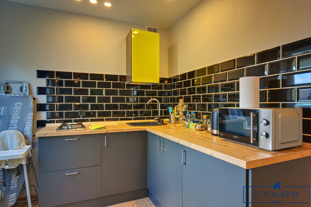 Квартира на сутки в Минске на улице Маркса, 6 кухня