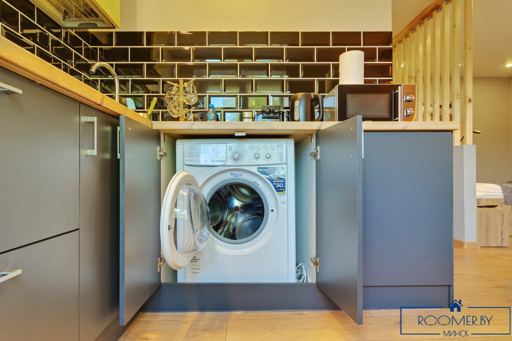 Квартира на сутки в Минске на улице Маркса, 6 кухня