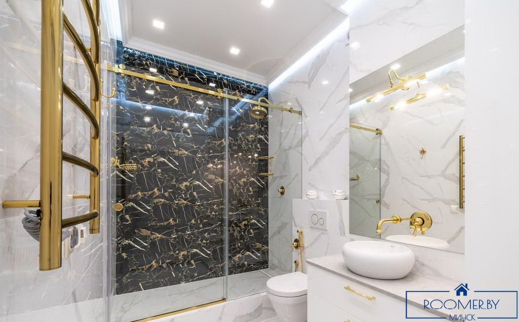 Двухкомнатная квартира на сутки Минск Ленинградская ванна