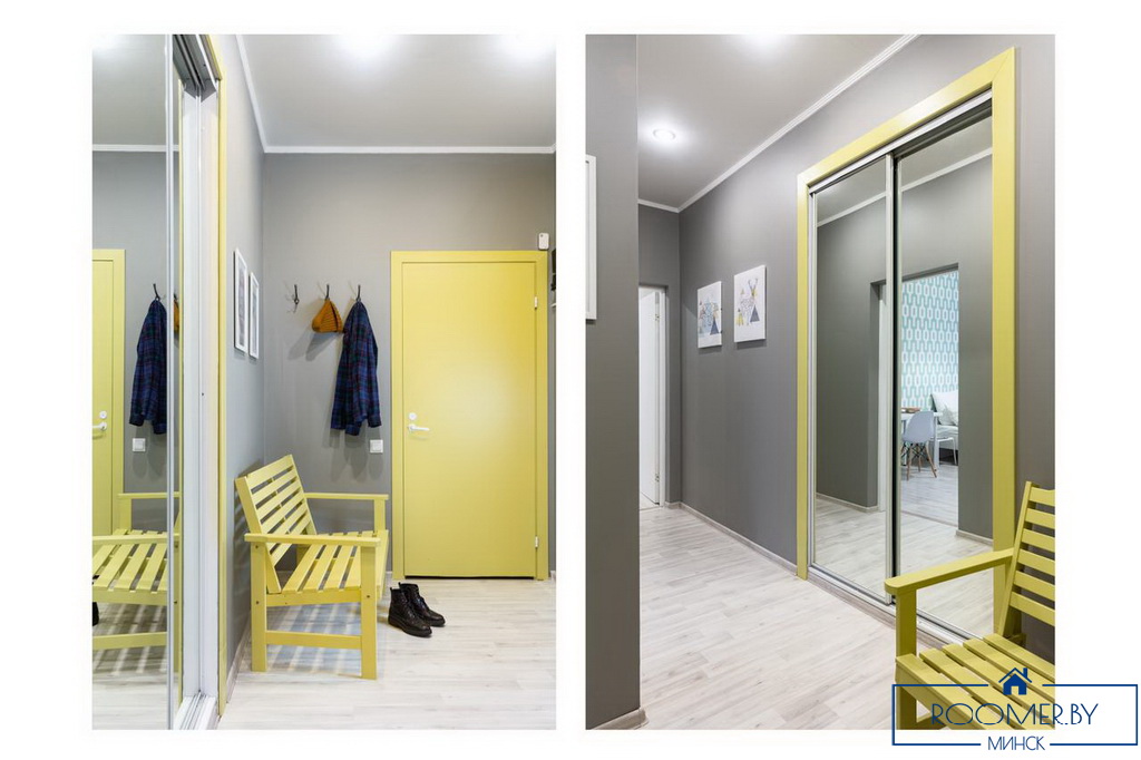 Квартира на сутки в Минске возле метро Площадь Ленина прихожая