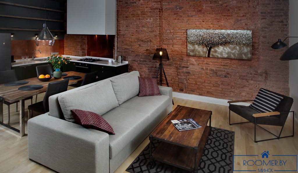 Квартира на сутки в Минске рядом с метро Купаловская гостиная