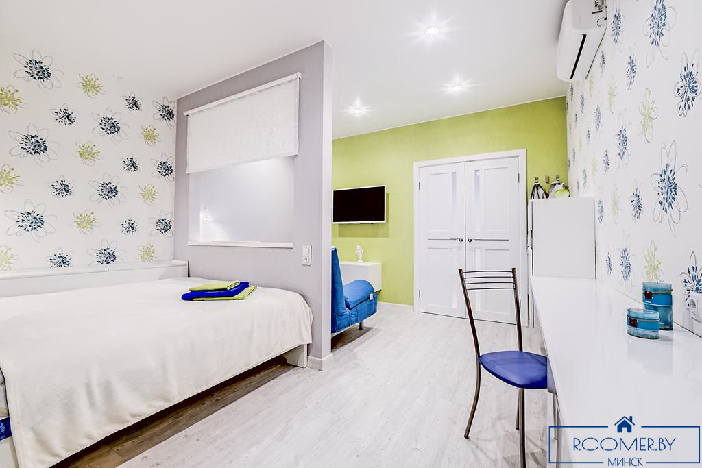 Однокомнатная квартира на сутки Дзержинского спальня