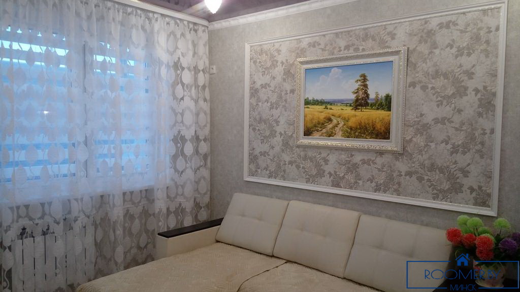 Однокомнатная квартира на сутки Гурского спальня