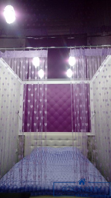 Однокомнатная квартира на сутки Гурского спальня