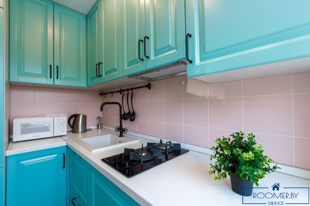 Однокомнатная квартира на сутки Минск Ленинградская кухня