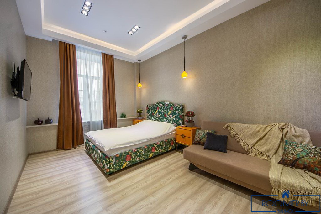 Однокомнатная квартира по улице Короля, 26 спальня