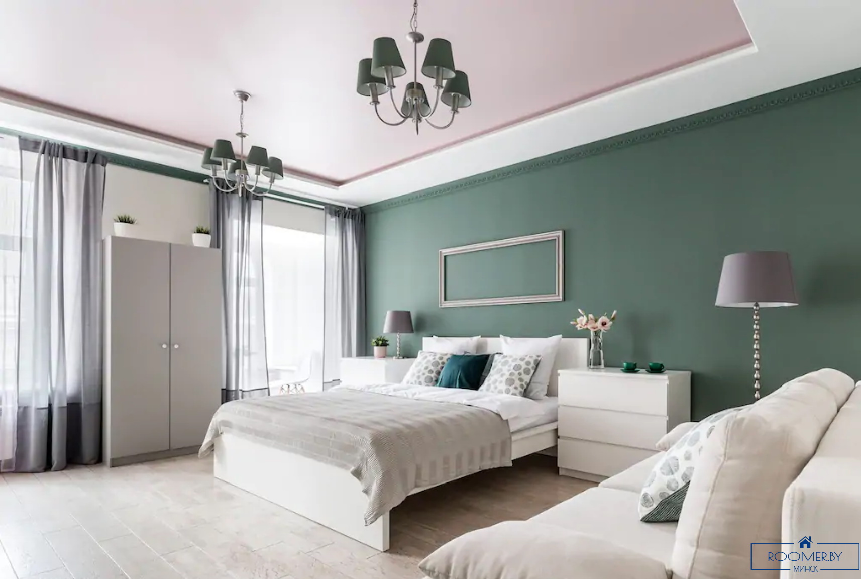 Пятикомнатная квартира на сутки Минск Ленинградская спальня