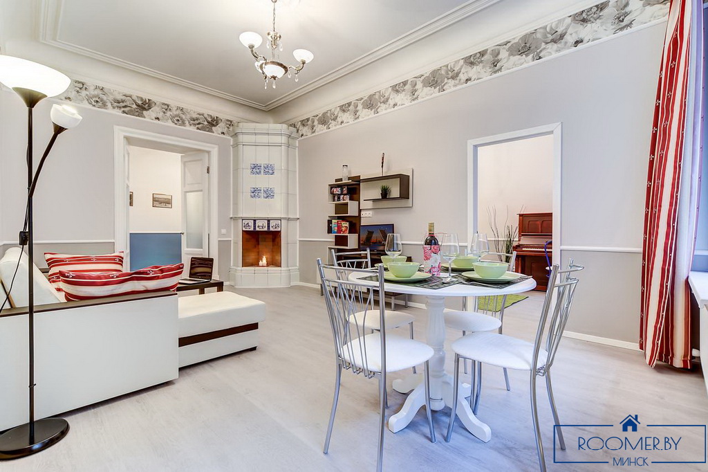 Квартира на сутки в Минске возле метро Площадь Ленина кухня