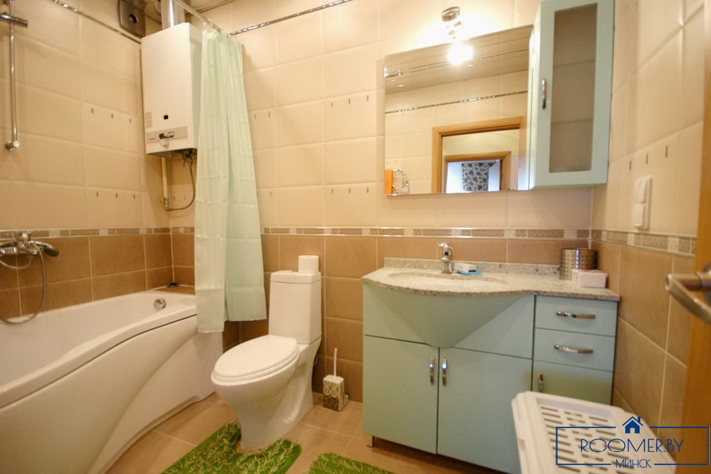 Квартира на сутки в Минске возле метро Площадь Ленина ванна