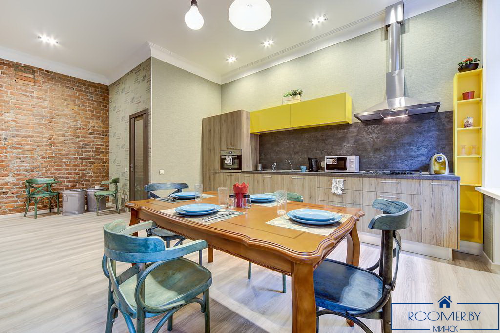 Квартира на сутки в Минске возле метро Площадь Ленина гостиная