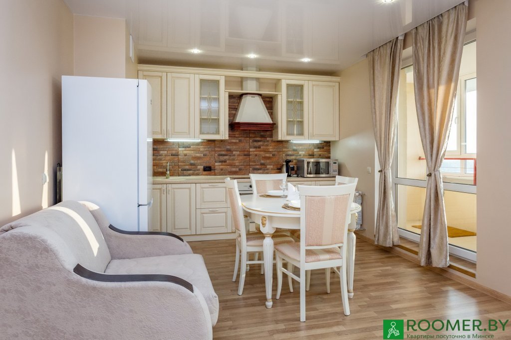 Однокомнатная квартира на сутки проспект Дзержинского, 23 спальное студия на сутки кухня