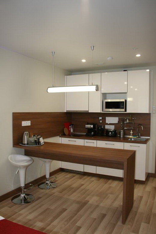 Однокомнатная квартира в Минске на проспекте Дзержинского кухня