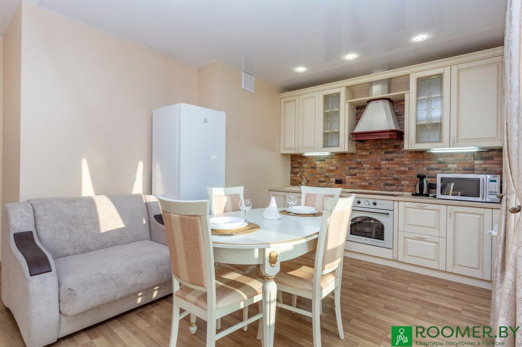 Однокомнатная квартира на сутки проспект Дзержинского, 23 спальное студия на сутки кухня