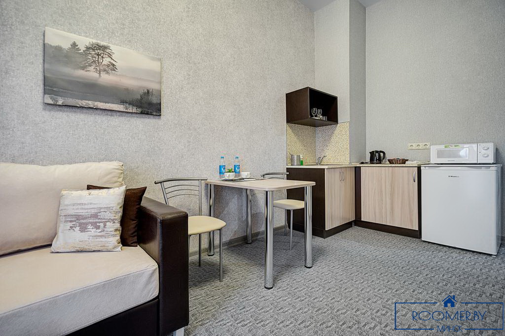 Двухкомнатная квартира посуточно Минск Короля кухня