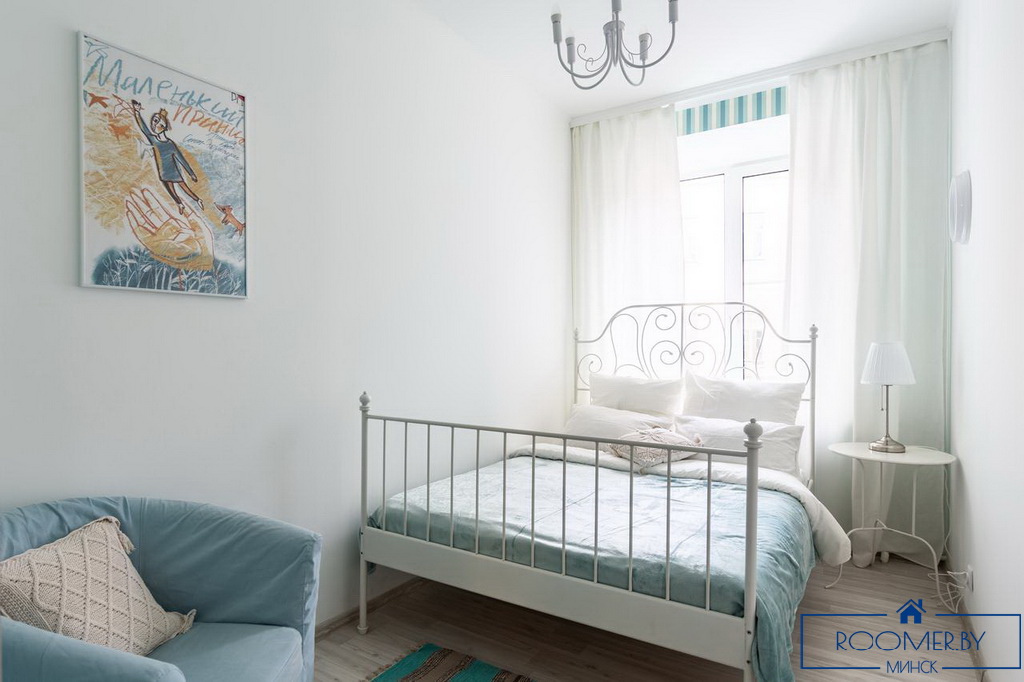 Квартира на сутки в Минске возле метро Площадь Ленина спальня