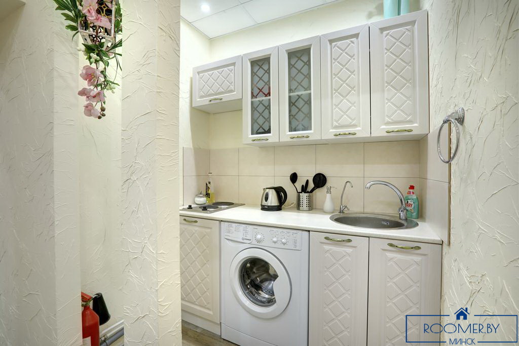 Квартира на сутки в Минске возле метро Площадь Ленина кухня