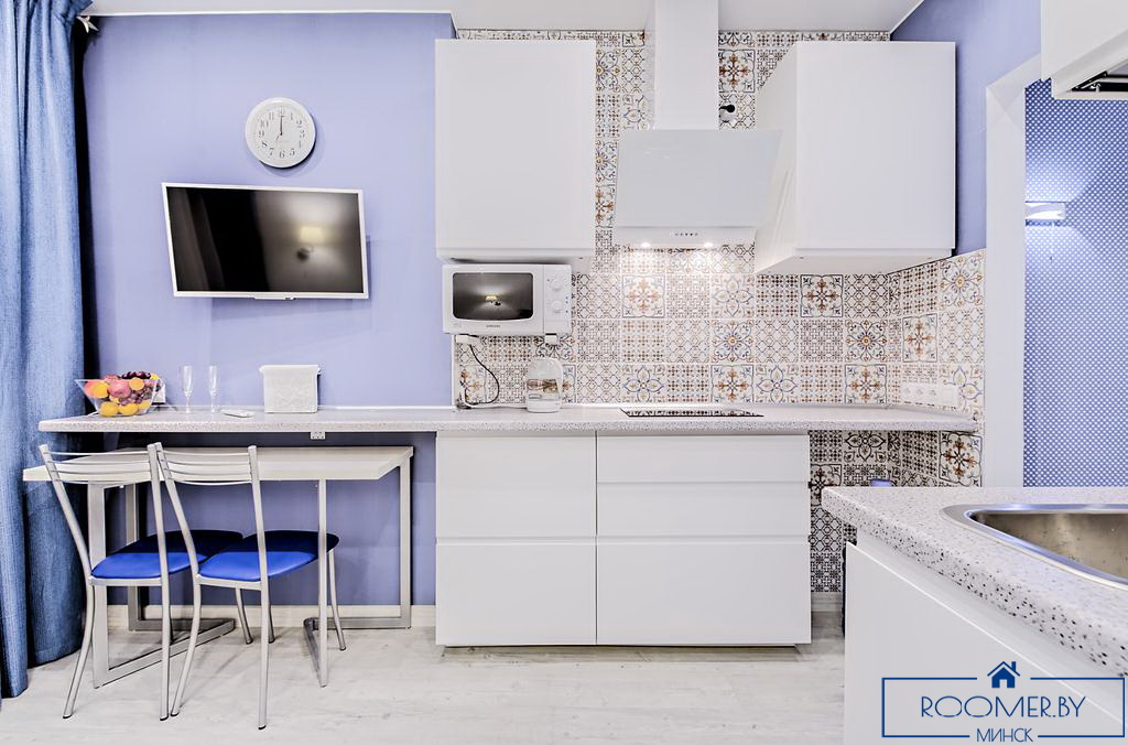 Однокомнатная квартира на сутки Дзержинского кухня