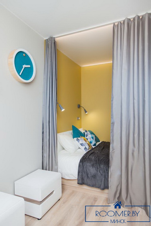 Однокомнатная квартира по проспекту Дзержинского, 11 спальня