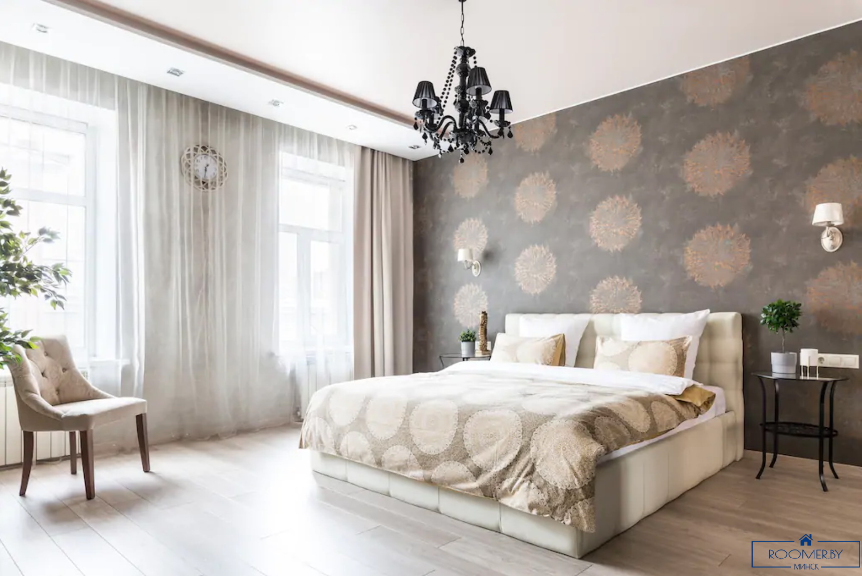 Пятикомнатная квартира на сутки Минск Ленинградская спальня