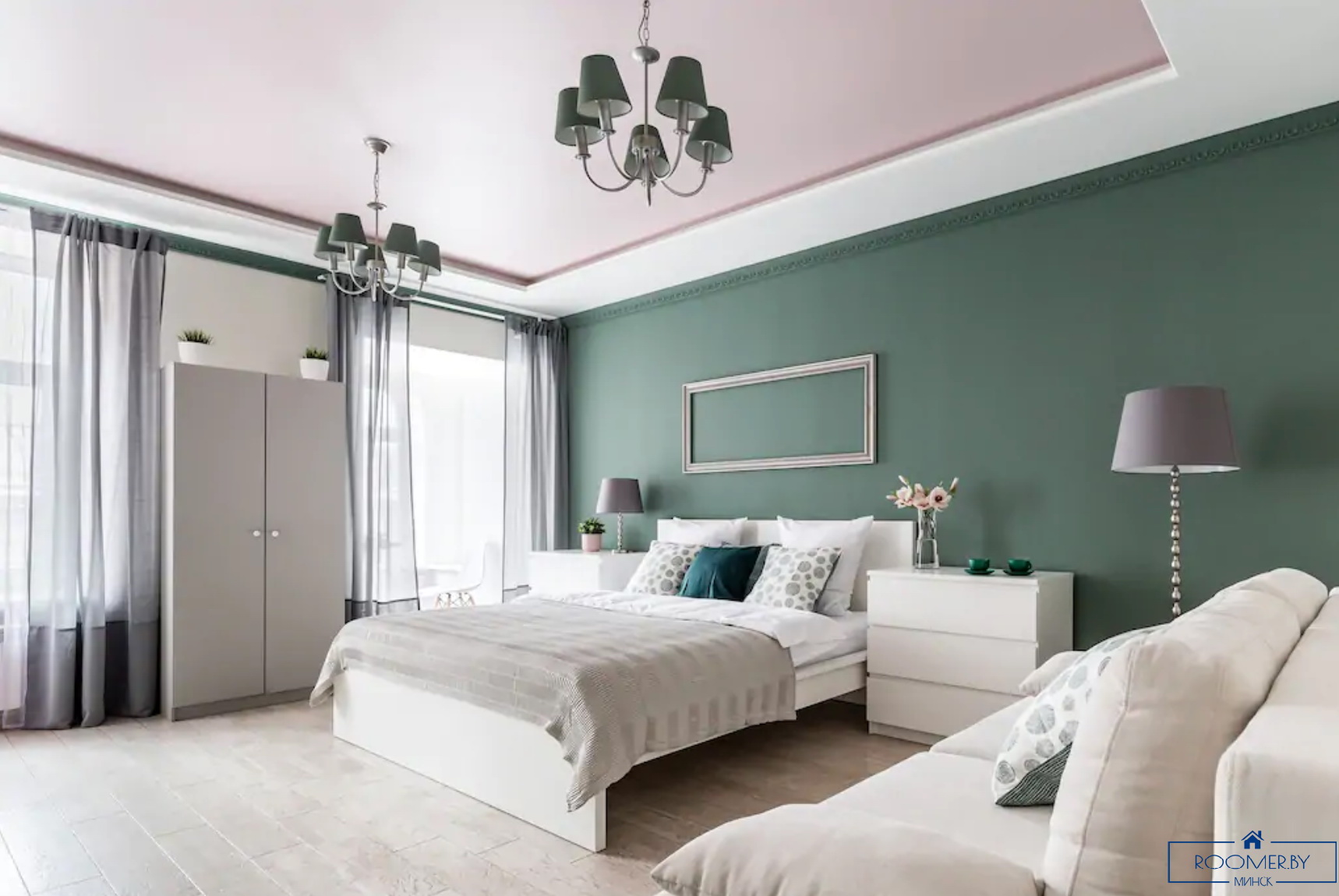 Пятикомнатная квартира на сутки Минск Ленинградская спальня