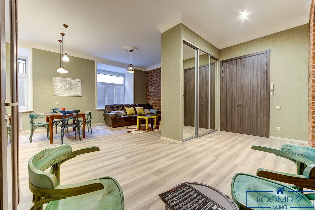 Квартира на сутки в Минске возле метро Площадь Ленина спальня