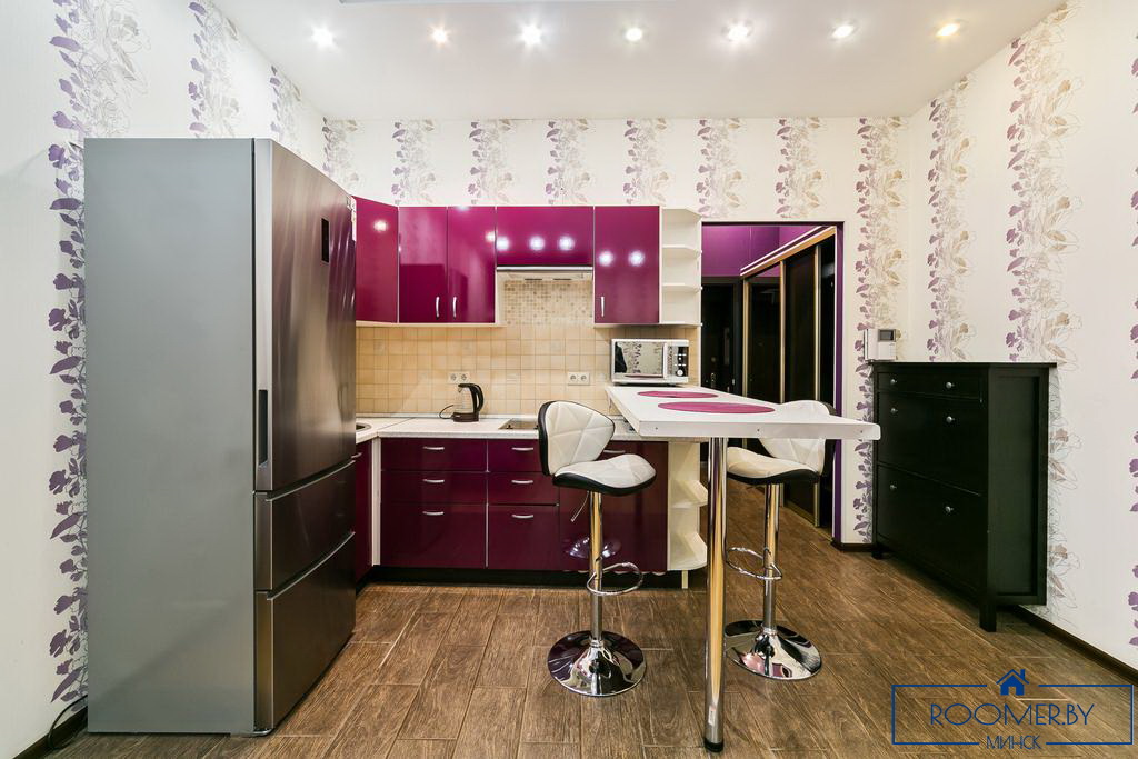 Квартира на сутки в Минске на улице Могилевская 4.1 кухня