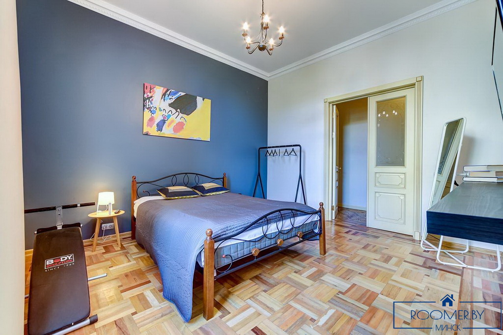 Квартира на сутки в Минске возле метро Институт Культуры спальня