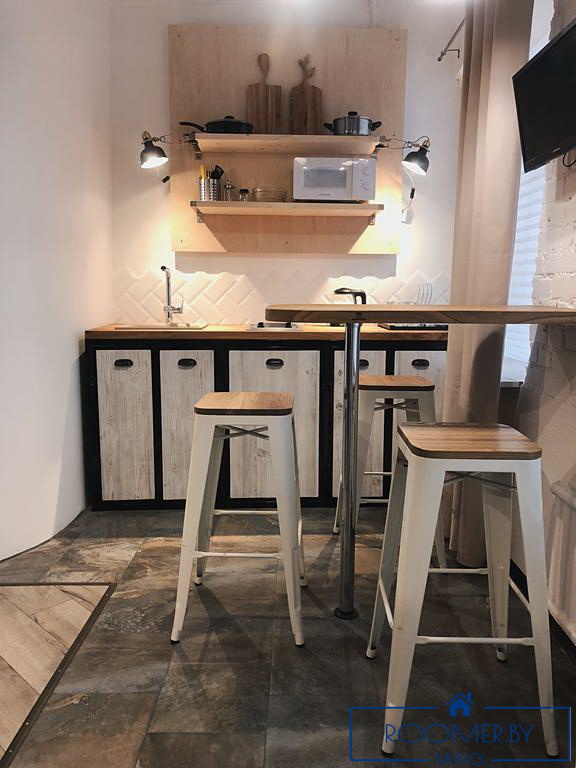 Квартира на сутки в Минске возле метро Институт Культуры кухня