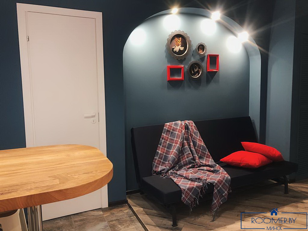 Квартира на сутки в Минске возле метро Институт Культуры гостиная