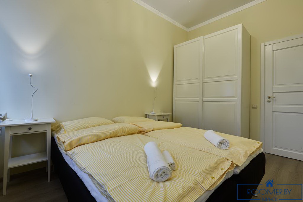 Квартира на сутки в Минске возле метро Институт Культуры спальня