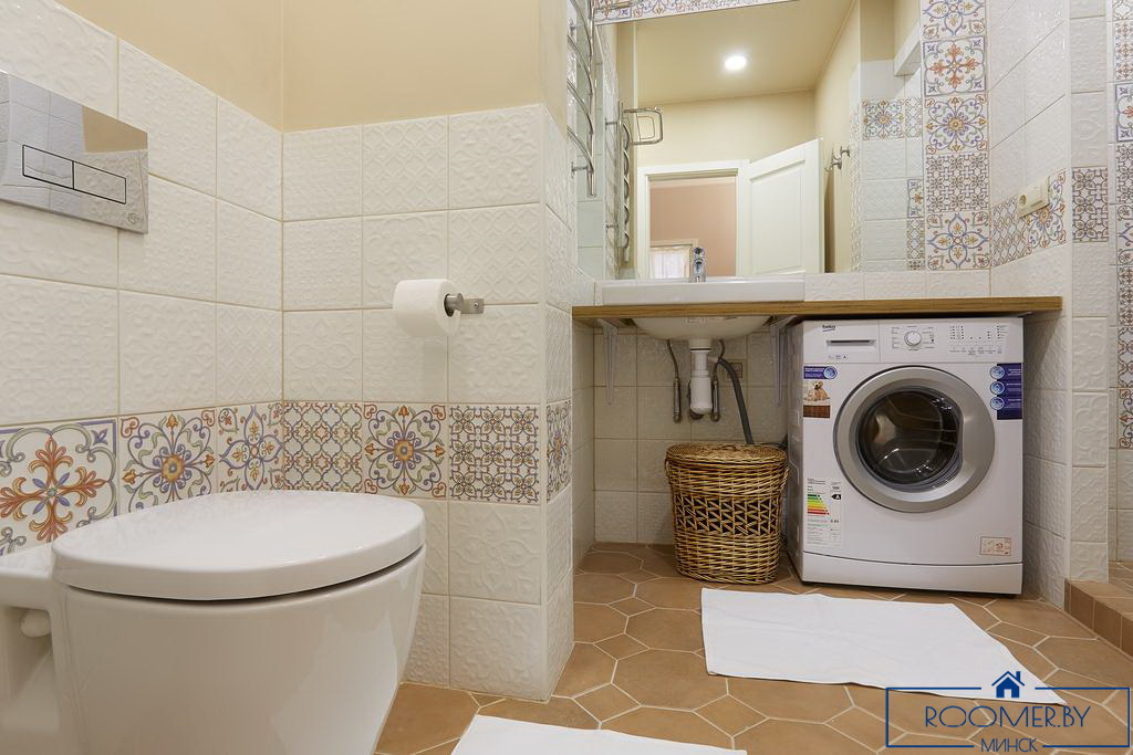 Квартира на сутки в Минске возле метро Институт Культуры ванна