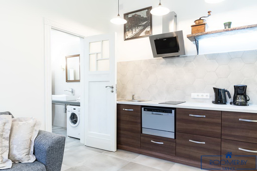 Квартира на сутки в Минске возле метро Площадь Ленина кухня