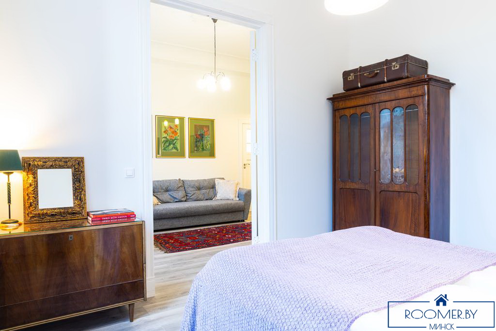 Квартира на сутки в Минске возле метро Площадь Ленина спальня