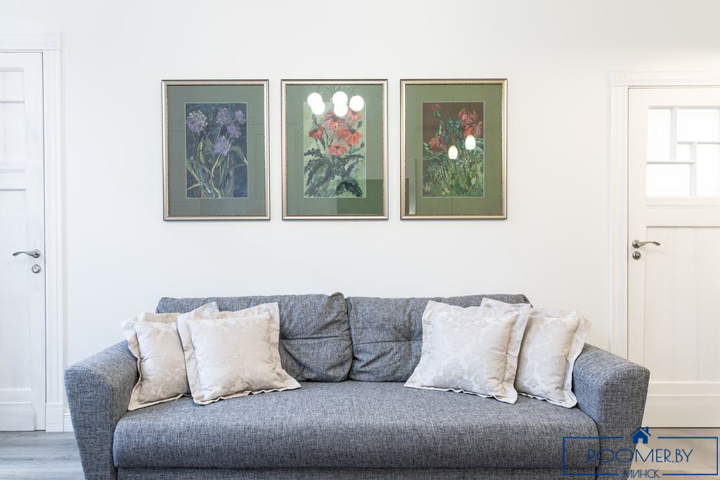 Квартира на сутки в Минске возле метро Площадь Ленина гостиная