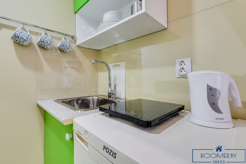 Квартира на сутки в Минске возле метро Институт Культуры кухня