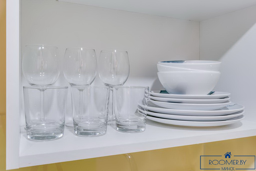 Квартира на сутки в Минске возле метро Институт Культуры кухня