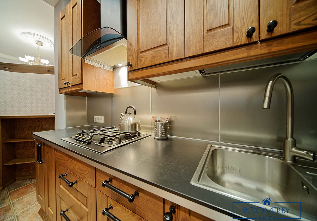 Квартира на сутки в Минске возле метро Институт Культуры кухня